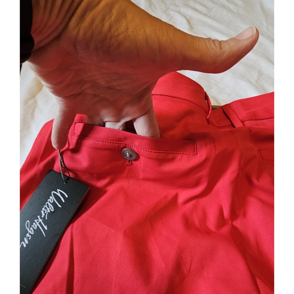NWT Walter Hagen Performance 11 USA Solid Short Positive Red Size 30 - Picture 9 of 10